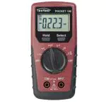 Testboy Pocket 100 Digital-Multimeter, Rot/Schwarz