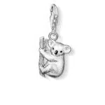 Thomas Sabo Damen Charm-Anhänger Koala Charm Club 925 Sterling Silber 0643-007-12