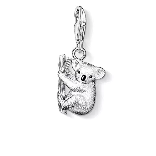Thomas Sabo Damen Charm-Anhänger Koala Charm Club 925 Sterling Silber 0643-007-12