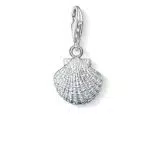Thomas Sabo Damen Charm-Anhänger Muschel Charm Club 925 Sterling Silber 0803-001-12