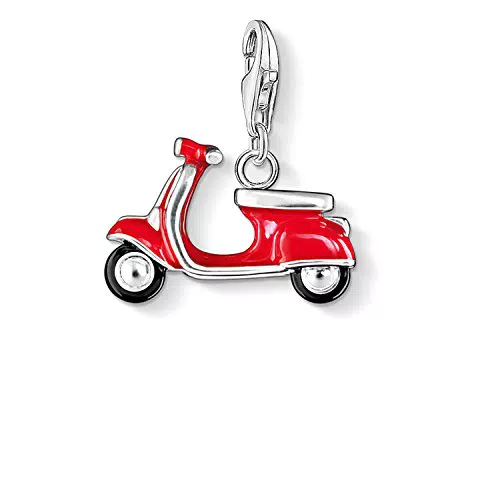 Thomas Sabo Damen Charm-Anhänger Roller 925 Sterling Silber 0827-007-10