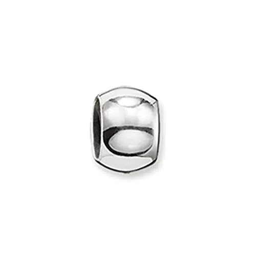 Thomas Sabo Damen Herren Stopper für Kette Armband Karma Beads 925 Sterling Silber Silikon KS0002-585-12