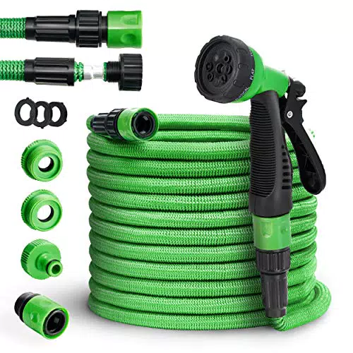 tillvex flexiSchlauch - Flexibler Gartenschlauch 15m ausgedehnt