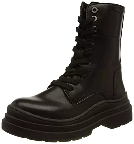 Tom Tailor Damen 4291706 Halblange Stiefel, Black