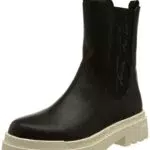 Tom Tailor Damen 4294004 Chelsea-Stiefel, Black