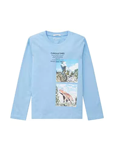 TOM TAILOR Jungen Kinder Langarmshirt mit Print 1033089