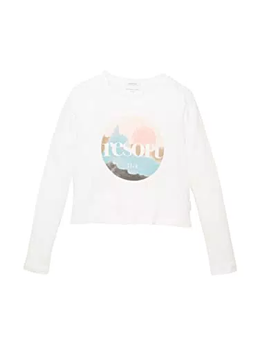 TOM TAILOR Mädchen Kinder Langarmshirt mit Print 1033892