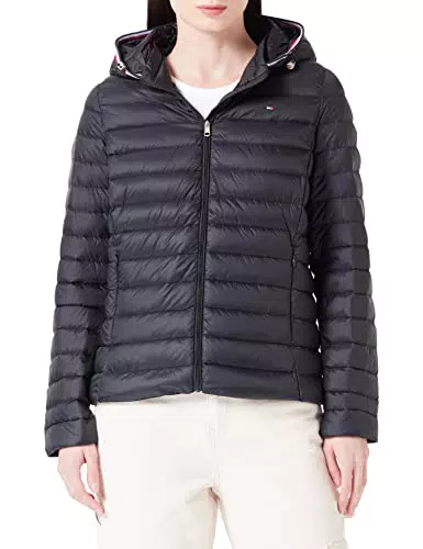 Tommy Hilfiger Damen Daunenjacke Heritage LW Down Jacket Leicht