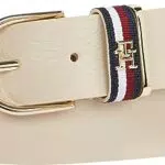 Tommy Hilfiger Damen Gürtel Timeless 3, 5 cm Ledergürtel