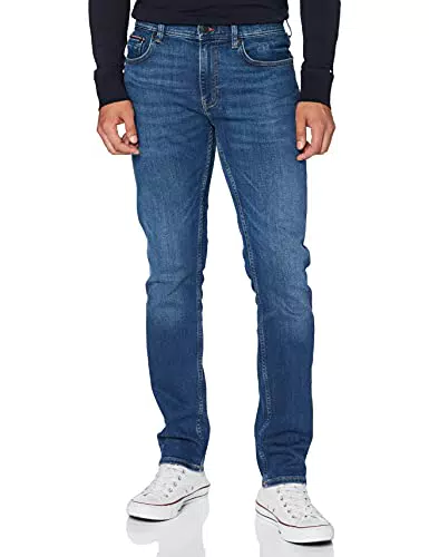 Tommy Hilfiger Herren Gerader Denton STR Ind Jeans, Hobart Indigo