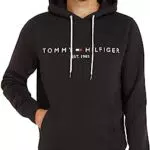Tommy Hilfiger Herren Hoodie Core Tommy Logo mit Kapuze