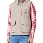 Tommy Hilfiger Herren Weste Sail Vest Ärmellos, Beige