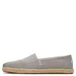 TOMS Damen Alpargata Rope Classic Flacher Slipper, Medium Grey