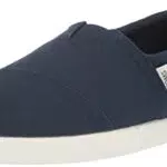 TOMS Herren Alp FWD Flacher Slipper, Marineblaues recyceltes Baumwollleinen