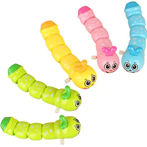 Toyvian 5 Stück Raupe Aufziehspielzeug Niedliche Raupe Uhrwerk Spielzeug Cartoon Raupe Spielzeug Aufziehkäfer Für Kinder