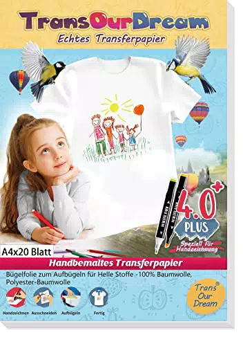 TransOurDream DIY Handmachen Echte Malen/Zeichnen Transferfolie