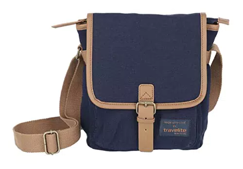 Travelite HEMPLINE CROSSOVER TASCHE, dunkel-blau), Gr. -