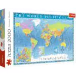 Trefl TR27099 Politische Weltkarte 2000 Teile, Premium Quality