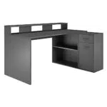 trendteam smart living - Gamingtisch Schreibtisch - Büro - Gamer- Aufbaumaß 160 x 92 x 115 cm - Farbe Anthrazit - 203900721