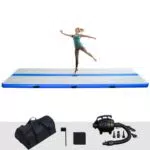 Tuxedo sailor 2M Aufblasbare Gymnastikmatte, 10CM Trainingsmatte Tumbling Matte