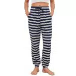 U2SKIIN Schlafanzughose Damen lang Pyjamahose Damen Baumwolle Schlafhose Haushose Pyjama Hosen Jogginghose Lounge Hose Freizeithosen