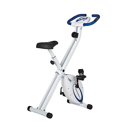 Ultrasport F-Bike, F-Rider Basics, Fahrradtrainer, Fitnessfahrrad LCD Trainingscomputer