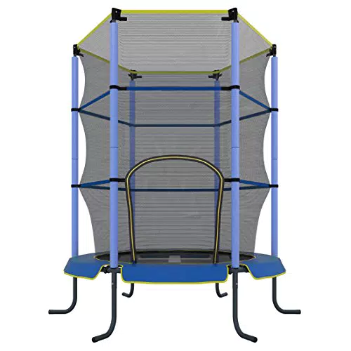Ultrasport Kinder Indoor-Trampolin Jumper 140 cm, Spaß- und Fitnesstrampolin für Kinder ab 3 Jahren