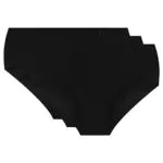 Under Armour Damen PS Hipster 3Pack Unterhose, Schwarz