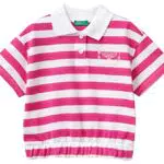 United Colors of Benetton Mädchen Poloshirt M/M 38pmc300u Polohemd