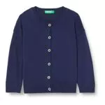United Colors of Benetton Mädchen und Jungen Koreanisches Trikot M/L 1194g5007 Strickjacke