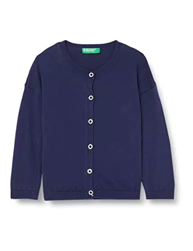 United Colors of Benetton Mädchen und Jungen Koreanisches Trikot M/L 1194g5007 Strickjacke
