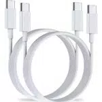 USB C Kabel 2Stück 1.8M 60W USB C auf USB C Schnellladekabel Für iPhone 15/15Pro/15ProMax