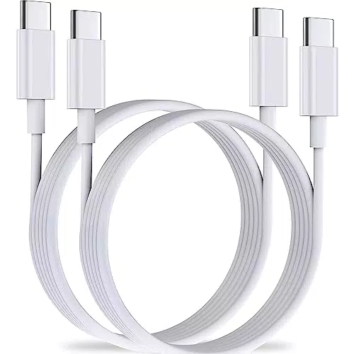 USB C Kabel 2Stück 1.8M 60W USB C auf USB C Schnellladekabel Für iPhone 15/15Pro/15ProMax