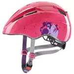 uvex kid 2 - leichter Fahrradhelm für Kinder - individuelle Größenanpassung - erweiterbar mit LED-Licht - cats - 46-52 cm