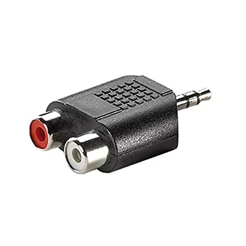 VALUE 3,5mm ST zu Cinch 2x BU Adapter
