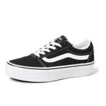 Vans Damen Ward Platform Canvas Sneaker, Schwarz Canvas Black White 187