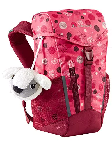 VAUDE Kinderrucksack Ayla für Mädchen & Jungen, komfortabler Wanderrucksack Kinder 6 L in pink