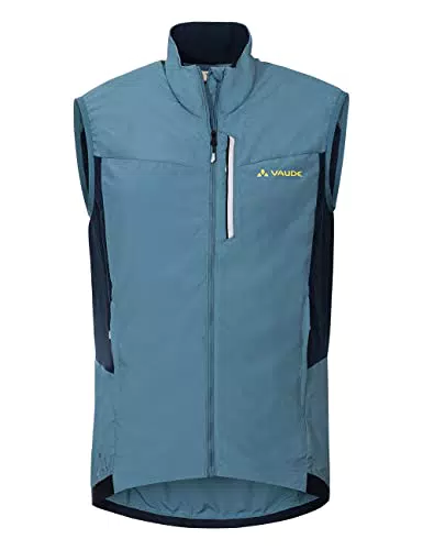 VAUDE Mens Kuro Air Vest - Windweste für Herren - Fahrradweste mit wenig Gewicht - atmungsaktiv- und schnelltrocknend