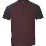VAUDE Radtrikot Tamaro III in Braun Fahrradshirt für Herren Kurzarm