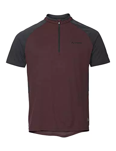 VAUDE Radtrikot Tamaro III in Braun Fahrradshirt für Herren Kurzarm