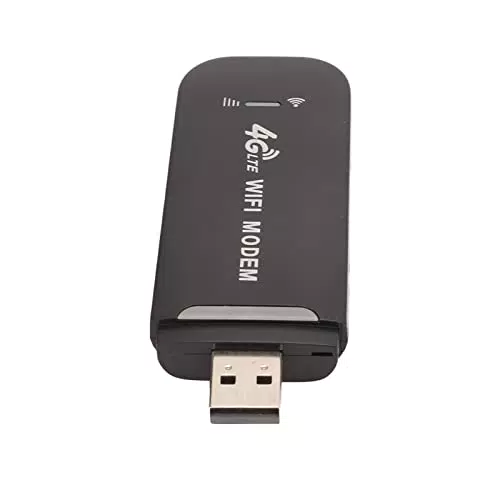 VBESTLIFE 4G-WLAN-Modem, Tragbarer 4G-LTE-USB-WLAN-Router mit SIM-Kartensteckplatz