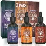 Viking Revolution Herren - Bartöl Set 3x28g 3er Packung - Für Die Gesunde Bartpflege - Aus Ganz Natürlichen Sandelholz