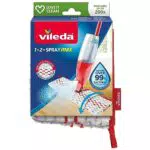 Vileda Spray & Clean Sprühwischer Ersatzbezug, Bodenwischer Bezug für Wischmopp mit Sprühfunktion