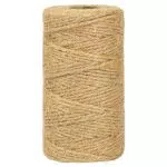 Vivifying Jute Schnur, 50M Jute-Kordel, 2MM Braun Packschnur für Garten Bilder Pflanzen DIY Basteln Dekoration
