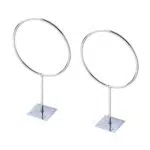 VORCOOL 2 STÜCKE Edelstahl Wandhalterung Sport Ball Rack Display Ball Halter für Basketball Fußball Fußball Volleyball Übungsball Medizinball