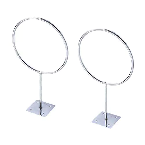 VORCOOL 2 STÜCKE Edelstahl Wandhalterung Sport Ball Rack Display Ball Halter für Basketball Fußball Fußball Volleyball Übungsball Medizinball