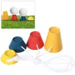 VORCOOL 4pcs Jumbo Winter Gummi Golf Tees, Kunststoff Golf Tees mit verschiedenen Höhen für frostige Tage für Praxis Driving Range Mat