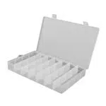 VORCOOL Sortierbox Sortierkasten Transparent Schmuckschatullen Perlenbox Schmucktablett mit 28 Fächern