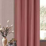Vorhang Blickdicht Schal, Matte lichtdurchlässige unifarbene Gardine mit Ösen. Material aus Microsatin-Gewebe