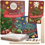 Weihnachtsbaum Samen Geschenk Set: Premium Saatgut Geschenk Set zum Tannenbaum Pflanzen mit Blaufichte Saatgut und Nordmanntanne Saatgut Weihnachtsgeschenke Kleinigkeiten OwnGrown Christmas Tree